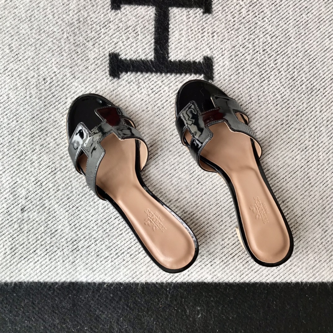 에르메스 올수공 오아시스 슬리퍼 샌들 페이던트 18